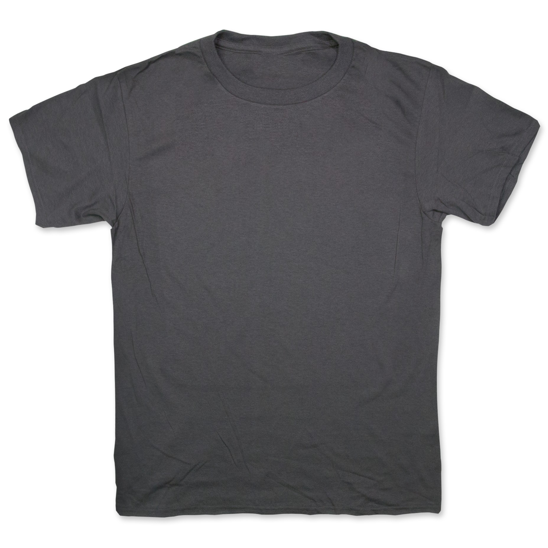 Mockup for Mens Tee in Charcoal